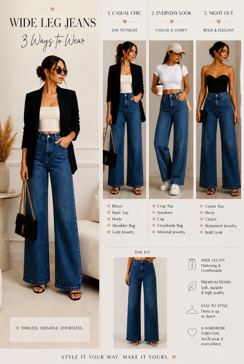 Wide Leg Jeans