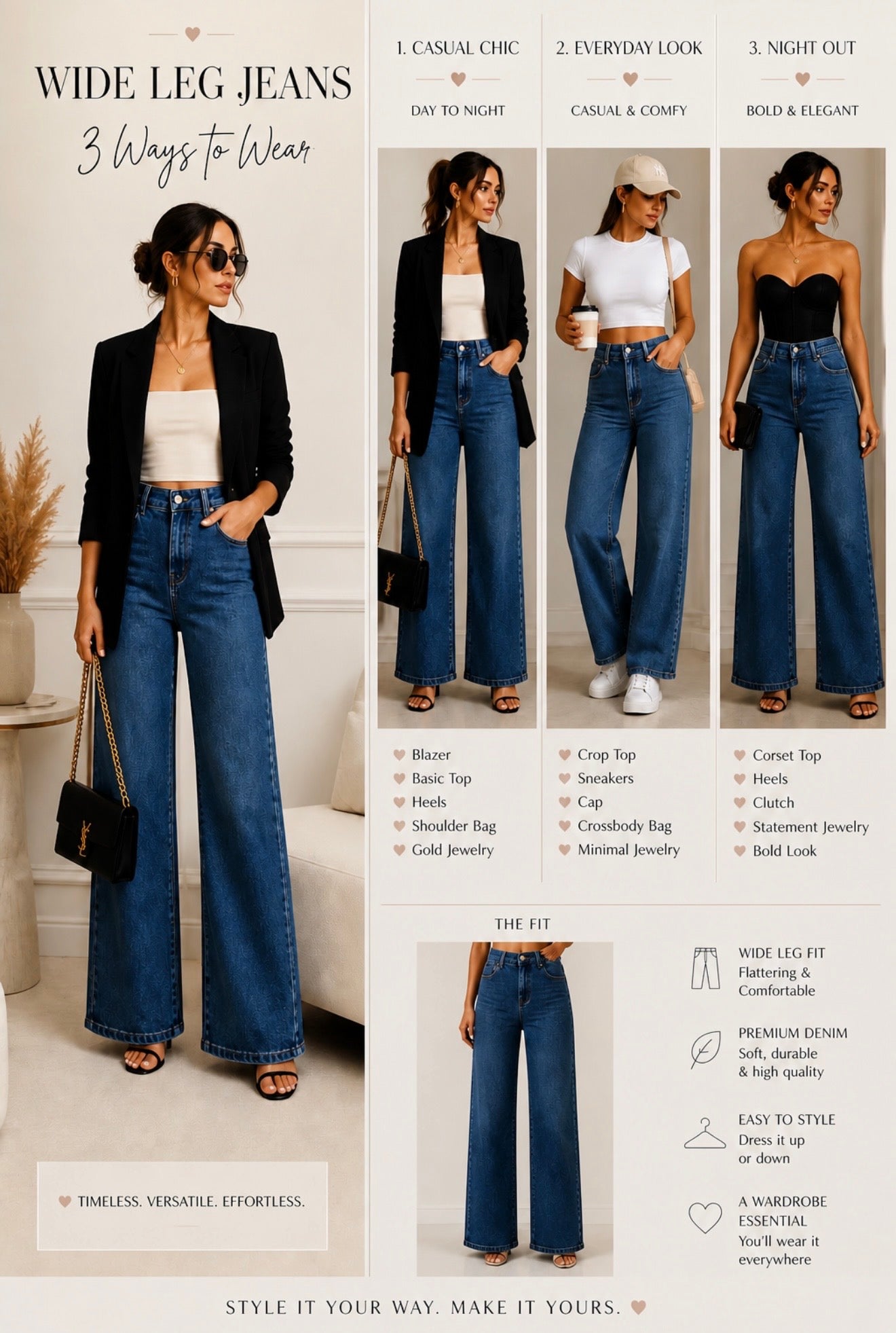 Wide Leg Jeans
