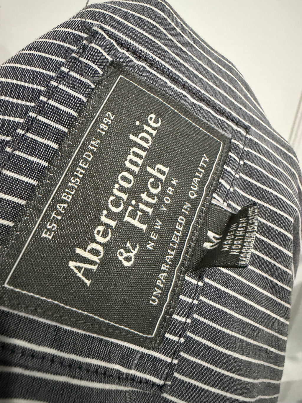 Abercrombie & Fitch Striped Shirt Dress - preloved