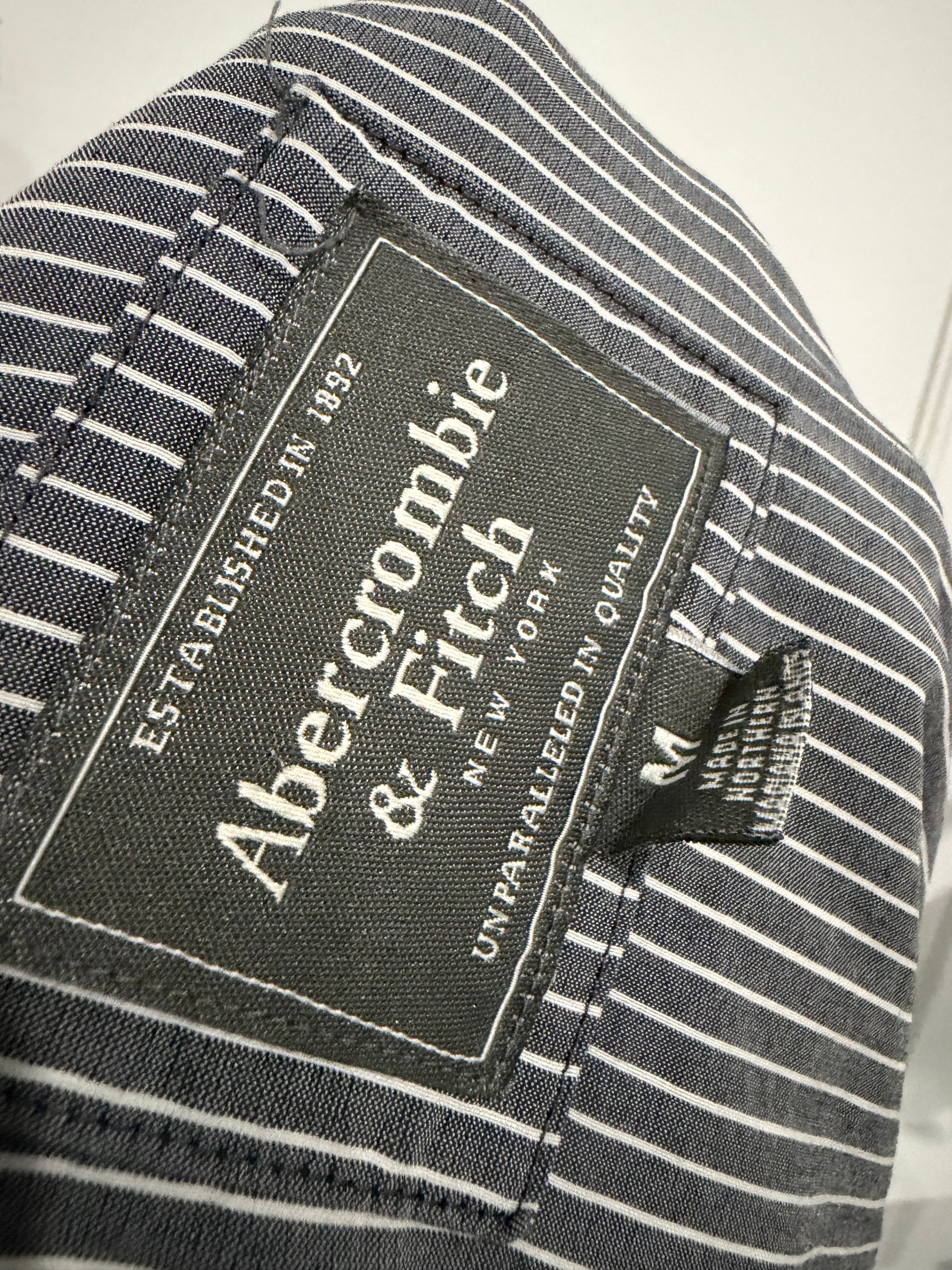 Abercrombie & Fitch Striped Shirt Dress - preloved