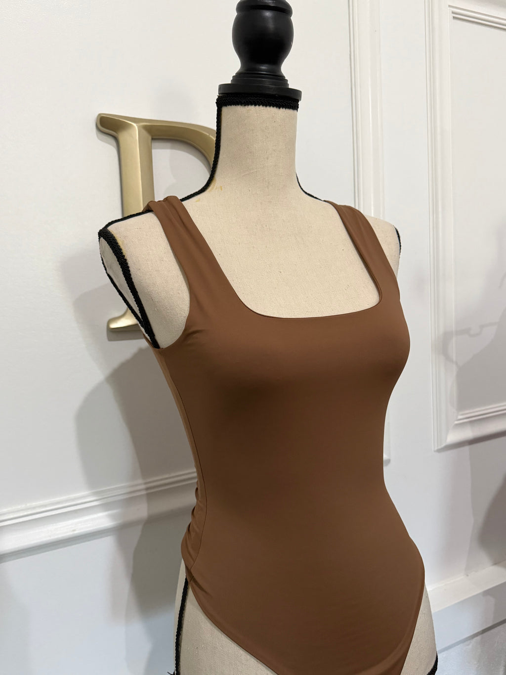 Sculpting Square Neck Bodysuit