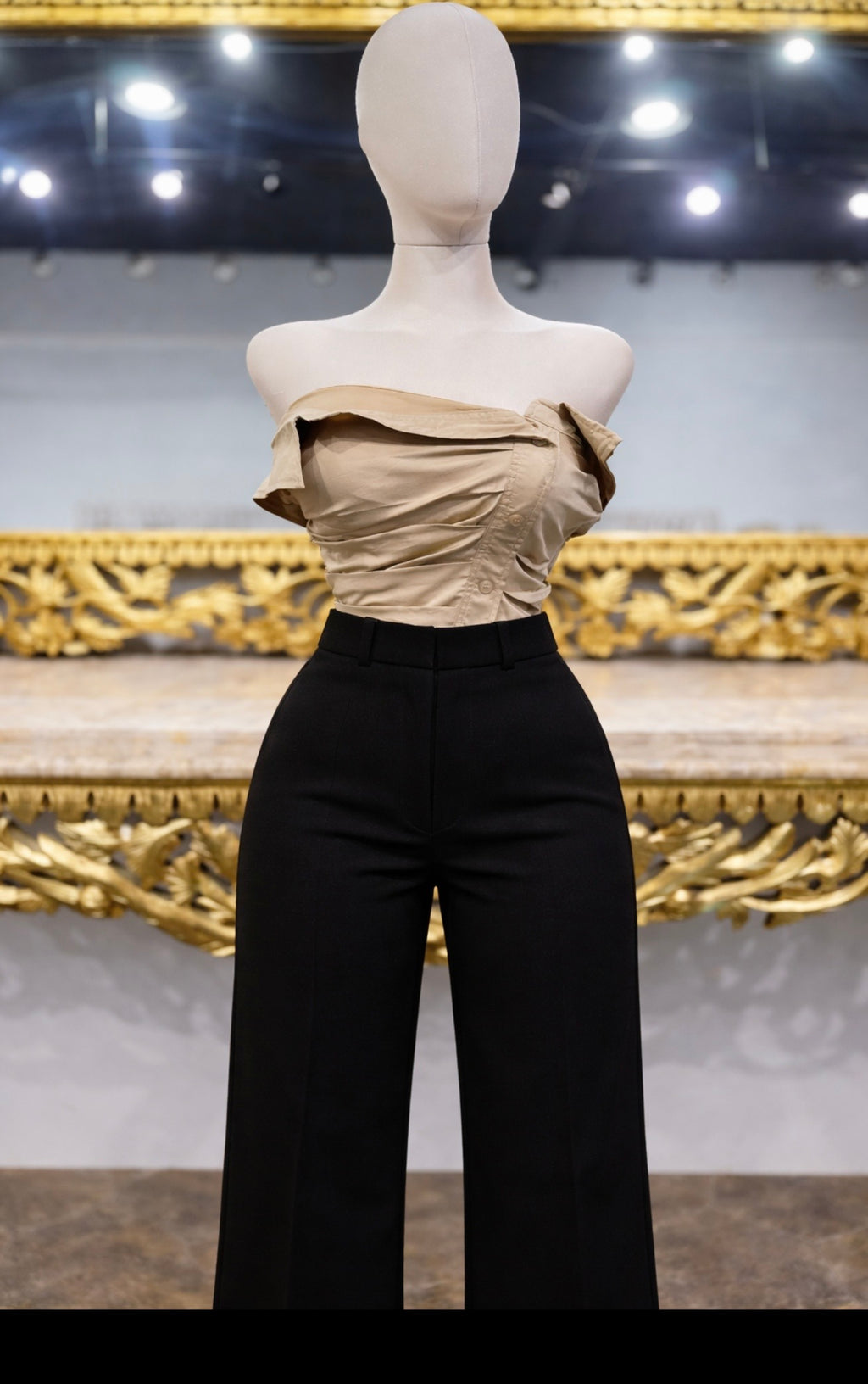 Off-Shoulder Ruched Top