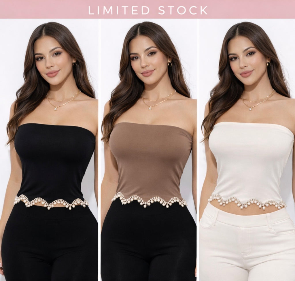 Snatched Fit Strapless Top ✨