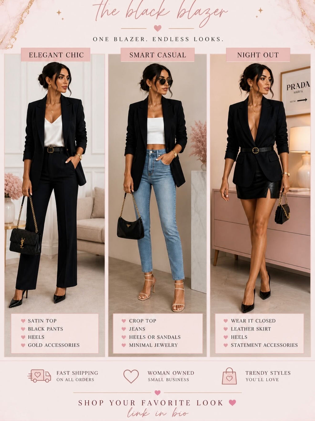 Chic Black Blazer
