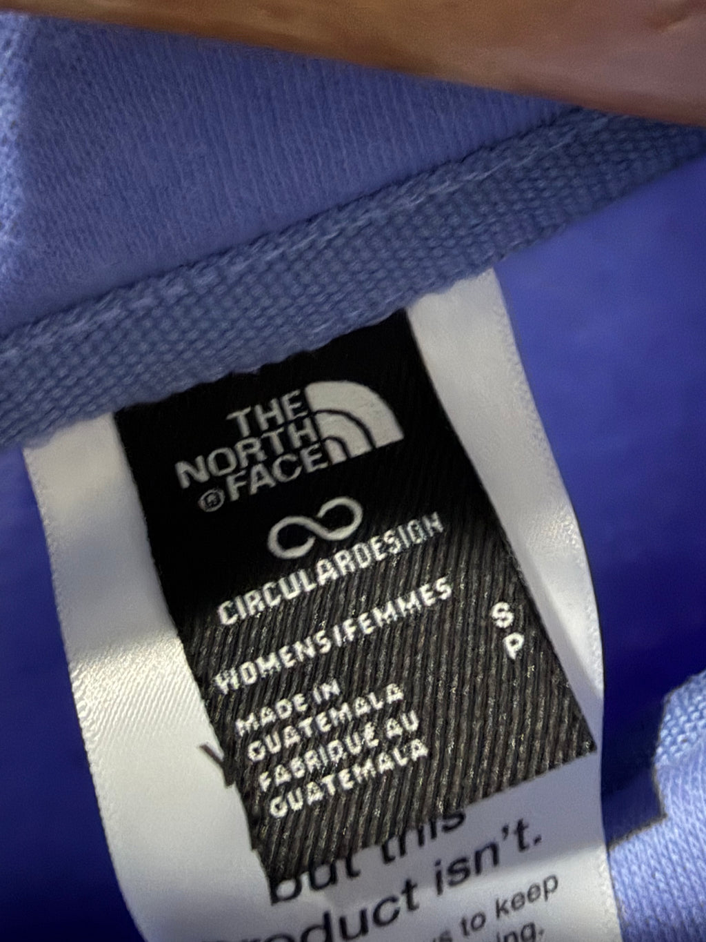 The North Face Blue Quarter Zip Pullover Sweatshirt – Size Small
