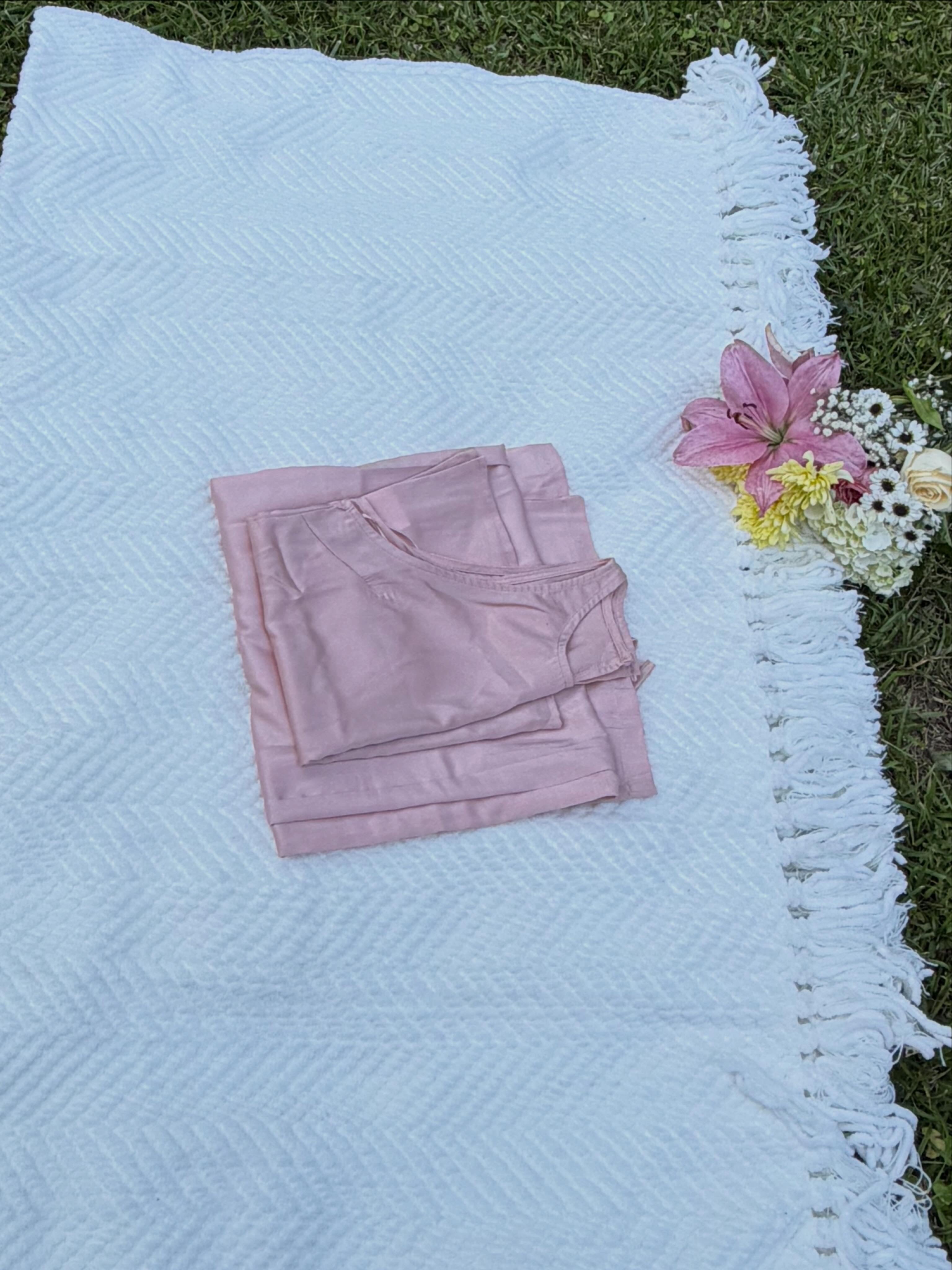 💖 BLUSH SATIN SET ✨